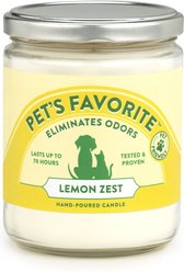 Pet's Favorite Lemon Zest Eliminator Candle, 12-oz jar slide 1 of 6