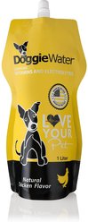 DoggieWater Chicken Flavor Dog Supplement, 1-L pouch