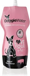 DoggieWater Bacon Flavor Dog Supplement, 1-L pouch