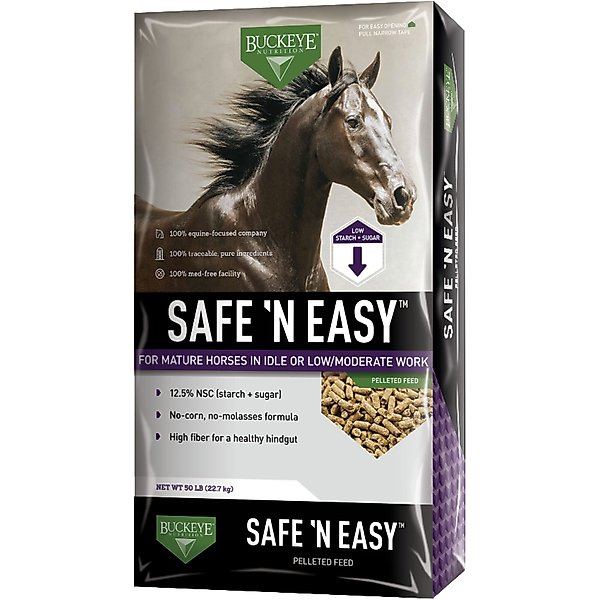BUCKEYE NUTRITION Safe 'N Easy Complete Low Sugar, Low Starch Horse
