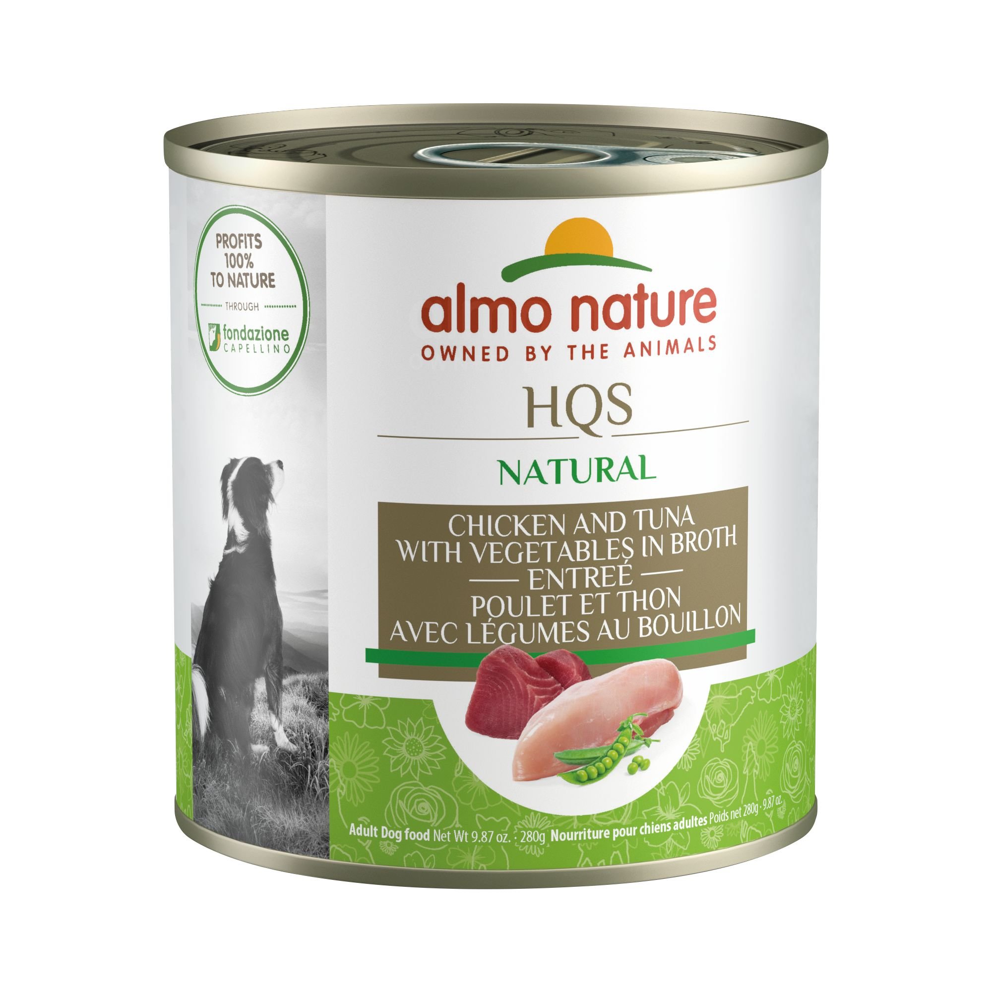 ALMO NATURE HQS Natural Chicken Tuna with Vegetables Canned Dog