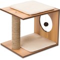 Vesper Stool 14.57-in Modern Cat Tree, Walnut