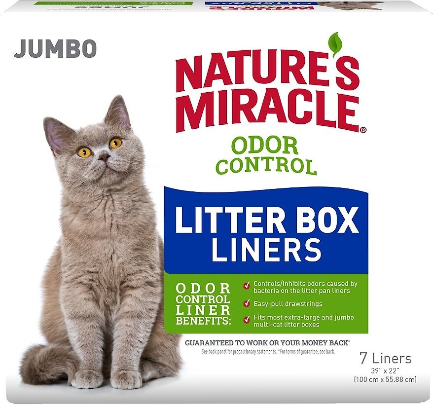 Nature's miracle jumbo shop litter box liners