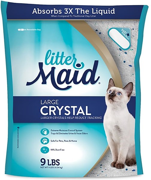 Discontinued LITTERMAID Unscented NonClumping Crystal Cat Litter, 9