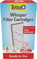 Tetra Whisper Aquarium Filter Cartridges, Small, 6 count
