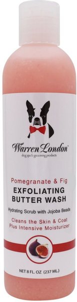 Warren London Pomegranate & Fig Exfoliating Butter Dog Wash, 8-oz bottle slide 1 of 5