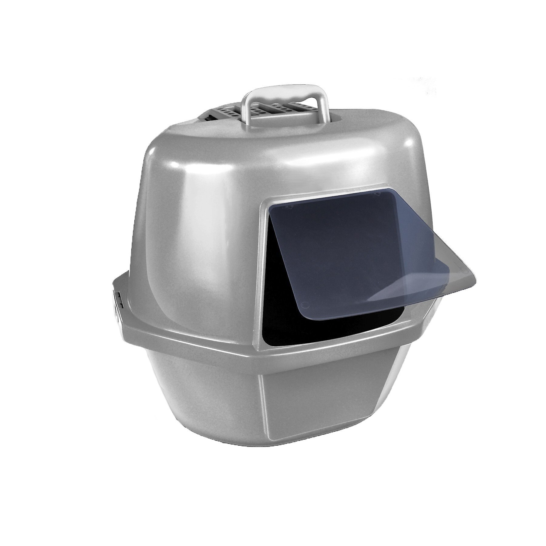 If your cat urinates upwards on the wall of the hood, does the urine