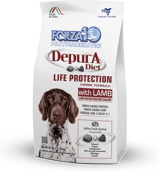 Forza10 Nutraceutic Active Depura Diet Lamb Dry Dog Food, 25-lb bag slide 1 of 7