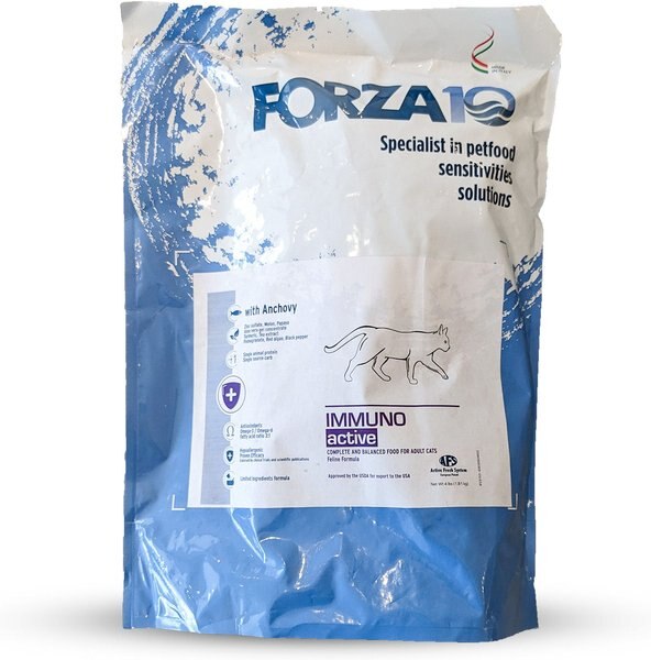 Forza10 Nutraceutic Active Line Immuno Support Diet Dry Cat Food, 4-lb bag slide 1 of 8