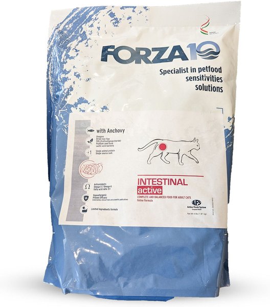 Forza10 Nutraceutic Active Intestinal Support Diet Dry Cat Food, 4-lb bag slide 1 of 8