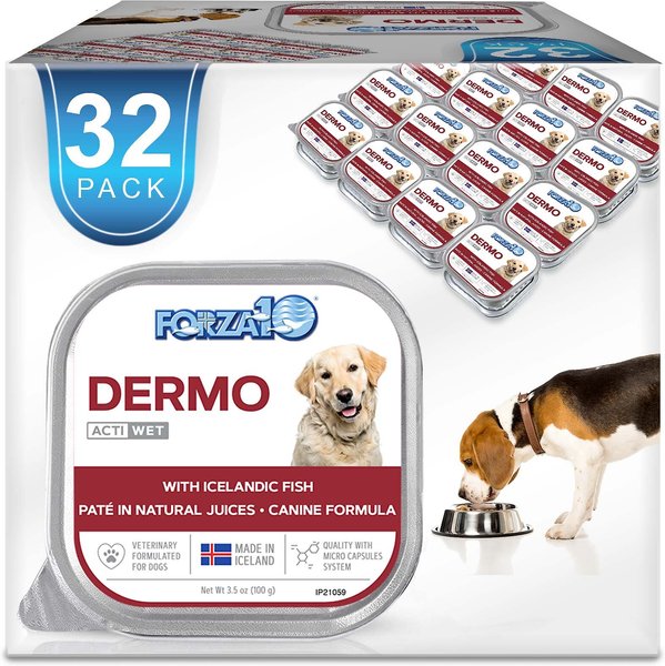 Forza10 Nutraceutic ActiWet Dermo Icelandic Fish Recipe Wet Dog Food, 3.5-oz, case of 32 slide 1 of 10