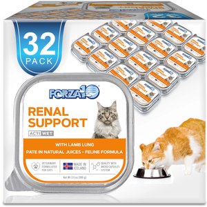 Forza10 Nutraceutic Actiwet Renal Support Wet Cat Food, 3.5-oz, case of 32