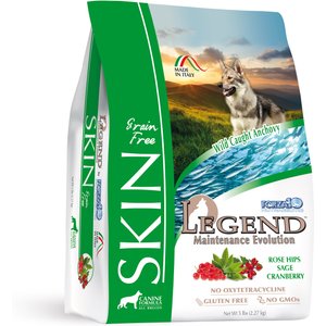 Forza10 Nutraceutic Legend Skin Grain-Free Wild Caught Anchovy Dry Dog Food, 5-lb bag