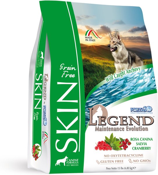 Forza10 Nutraceutic Legend Skin Grain-Free Wild Caught Anchovy Dry Dog Food, 15-lb bag slide 1 of 7