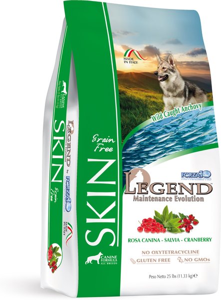 Forza10 Nutraceutic Legend Skin Grain-Free Wild Caught Anchovy Dry Dog Food, 25-lb bag slide 1 of 7