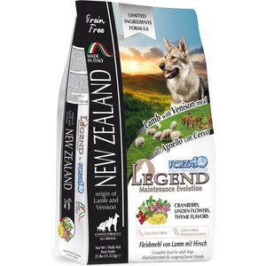 Forza10 Legend New Zealand Lamb with Venison Grain-Free Dry Dog Food, 25-lb bag