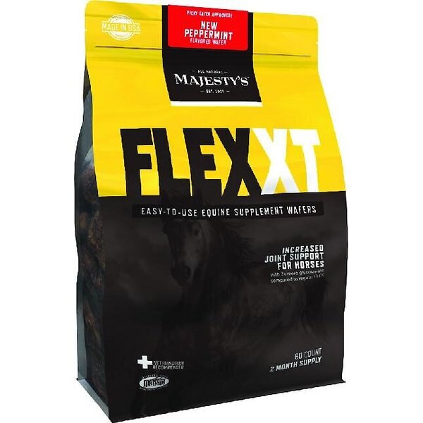 Majesty's Flex XT Joint Support Peppermint Flavor Wafers Horse Supplement