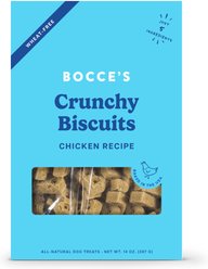 Bocce's Bakery Oven Baked Wheat-Free Chicken Recipe Dog Treats, 14-oz box