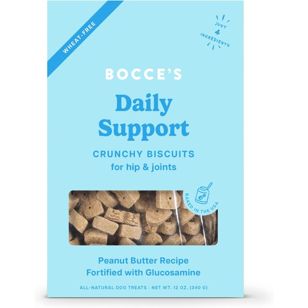 BOCCE'S BAKERY Daily Support Breath Aid Apple & Mint Recipe Dog Treat