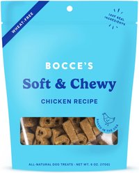 Bocce's Bakery Soft & Chewy Chicken Recipe Dog Treats, 6-oz bag