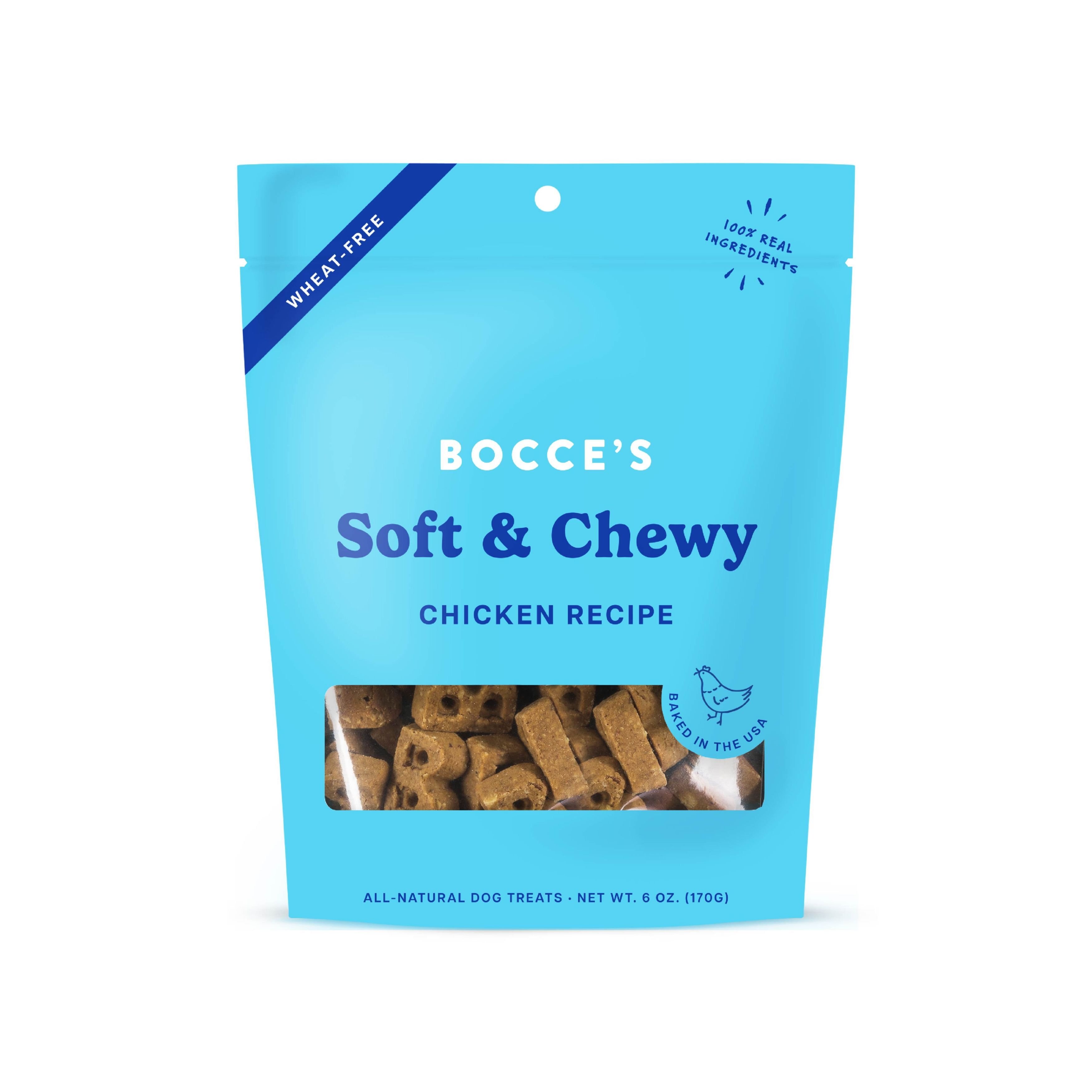 BOCCE'S BAKERY Soft & Chewy Chicken Recipe Dog Treats Customer