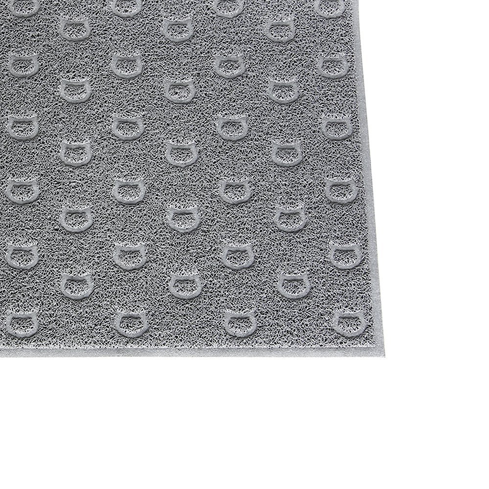 PET CHAMPION Cat Litter Mat, Gray, Large