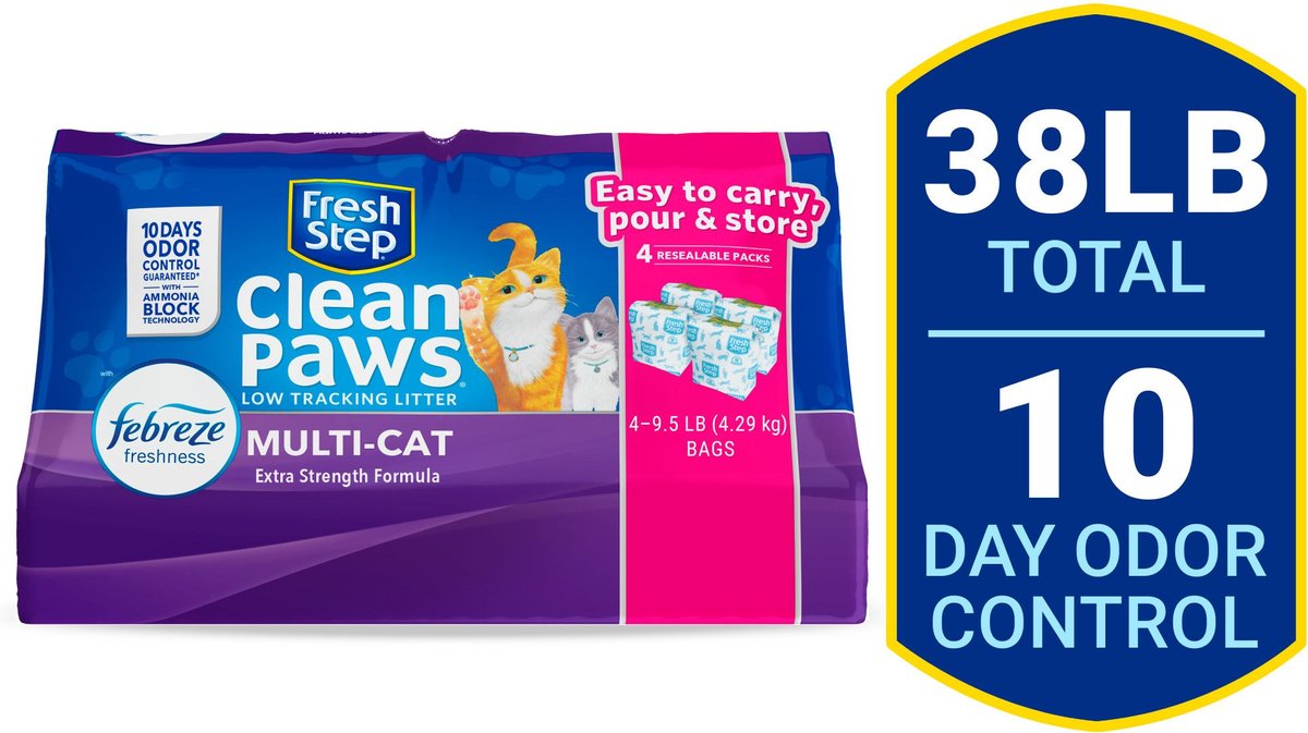 Fresh step low outlet tracking cat litter