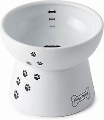 Necoichi Ceramic Elevated Dog Food Bowl, 1.5-cup