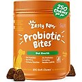 Zesty Paws Probiotic Bites Pumpkin Flavored Soft Chews Digestive Supplement for Dogs, 250 count