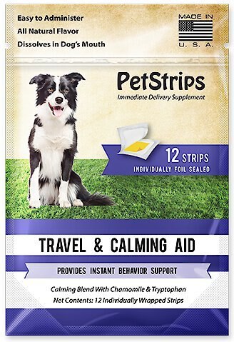 PetStrips Travel & Calming Aid Dog Strips, 12 count slide 1 of 2