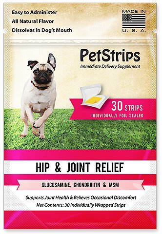 PetStrips Hip & Joint Relief Dog Strips, 30 count slide 1 of 2