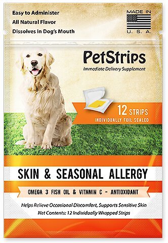 PetStrips Skin & Seasonal Allergy Dog Strips, 12 count slide 1 of 2