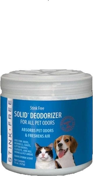 Stink Free Solid Absorber Dog & Cat Deodorizer, 15-oz jar slide 1 of 2
