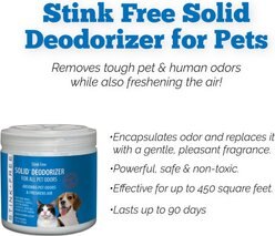 Stink Free Solid Absorber Dog & Cat Deodorizer, 15-oz jar slide 2 of 2