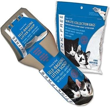 Stink Free Scoop & Bag Cat Litter Waste Bags slide 1 of 2