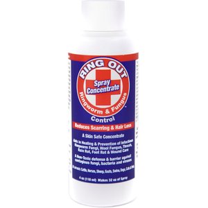 FlexTran Animal Care Ring Out Ringworm & Fungus Control Horse Skin Care Concentrate, 4-oz bottle