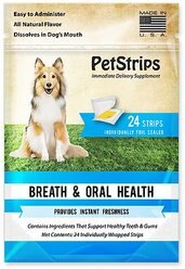 PetStrips Breath & Oral Health Dog Breath Freshener, 24 count