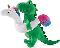 Pet Shop by Fringe Studio Summa Time Rex Squeaky Plush Dog Toy