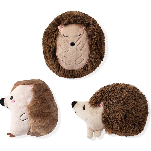 Pet Shop by Fringe Studio Tina the Hedgehog Squeaky Plush Dog Toy
