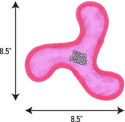 DuraForce Jr Boomerang Tiger Squeaky Dog Toy, Pink slide 2 of 6
