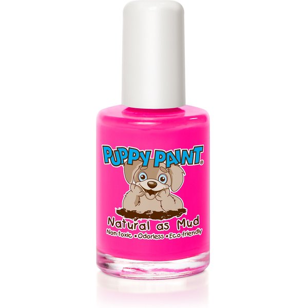 PIGGY PAINT Puppy Paint Natural as Mud Nail Polish, Pink, 0.5-oz bottle 