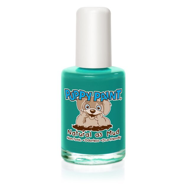 PIGGY PAINT Puppy Paint Natural as Mud Nail Polish, Green, 0.5oz