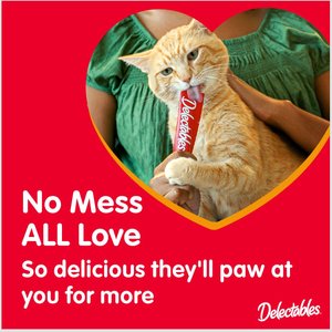 Hartz Delectables Squeeze Up Variety Pack Lickable Cat Treats, 0.5-oz tube, 24 count