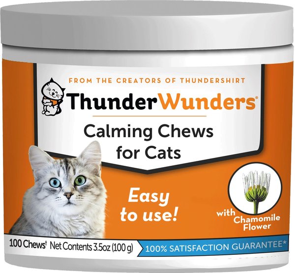 ThunderWunders Calming Cat Chews, 100 count slide 1 of 3