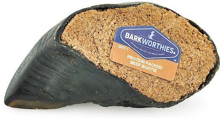 Barkworthies Protein Packed Beef Bootie Bully Blend Dog Treat