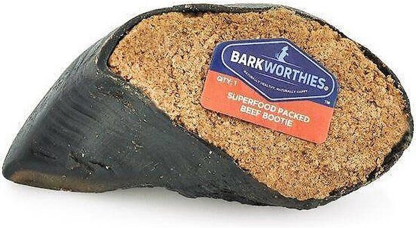 Barkworthies Superfood Packed Beef Bootie Blueberry & Cranberry Blend Dog Chew slide 1 of 2