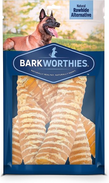 Barkworthies Beef Trachea Dog Chew, 1-lb bag slide 1 of 3