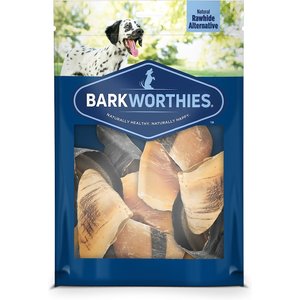 Barkworthies Cow Hooves Dog Chews, 12 count