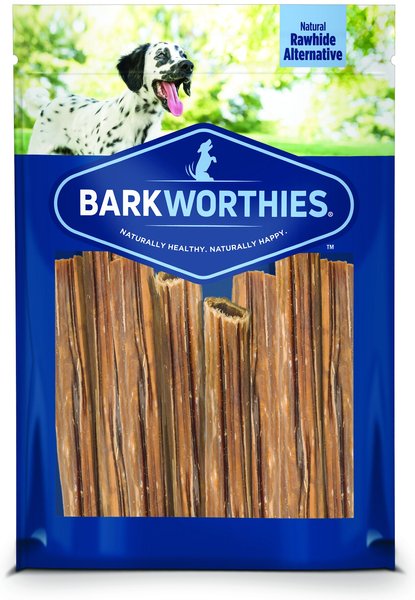 Barkworthies Beef Gullet Sticks Dog Chews, 1.5-lb bag slide 1 of 6