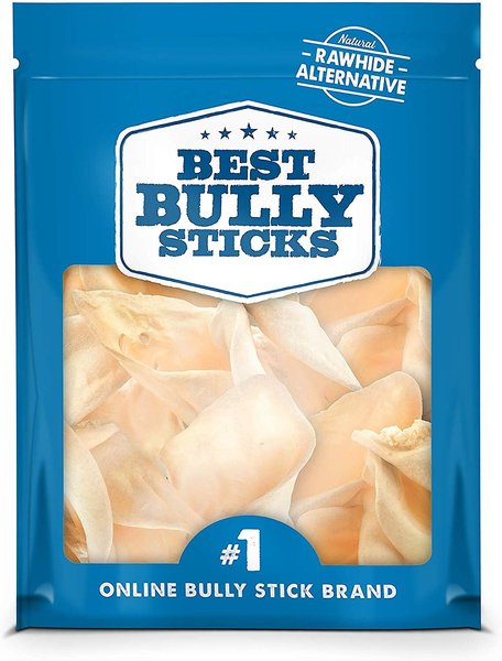 Best Bully Sticks Natural Cow Ear Dog Chews, 12 count slide 1 of 6